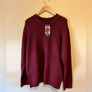 GAP Men's Burgundy Crewneck Sweater XL NWT